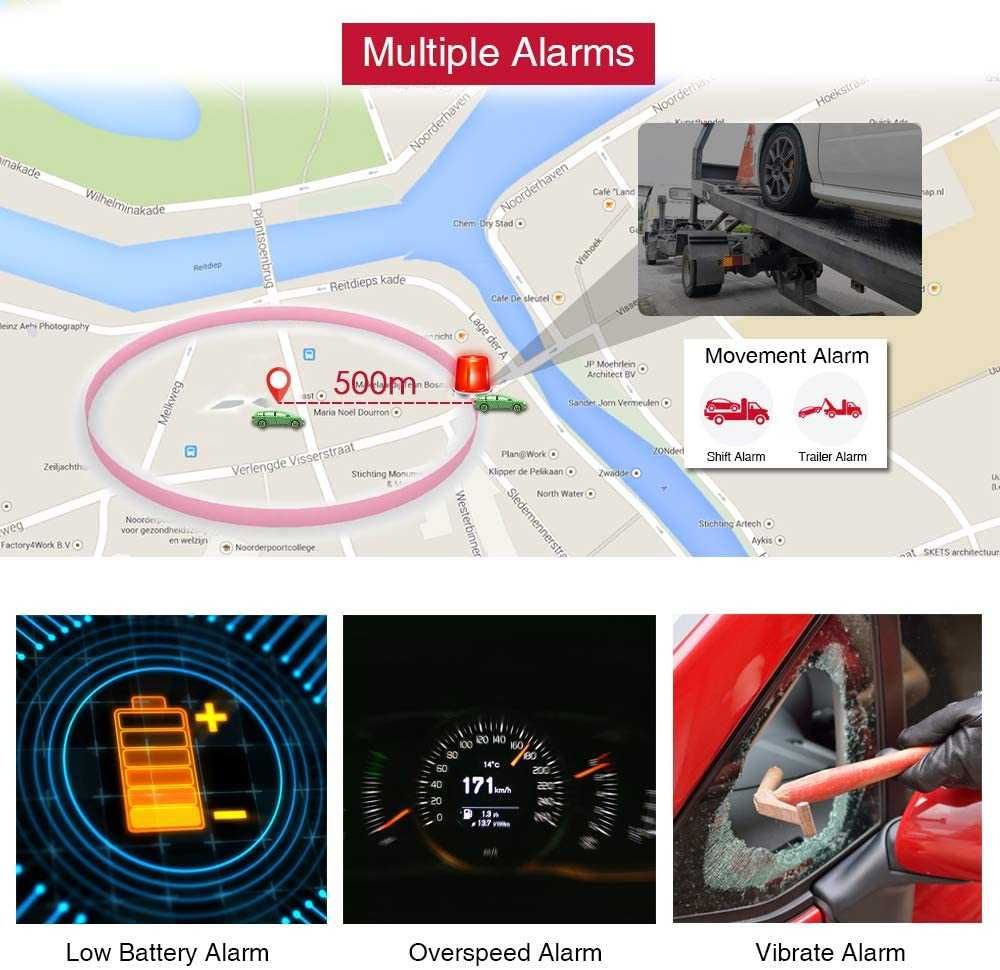 GPS tracker TK 905 cu magnet -- Abonament GRATUIT NELIMITAT