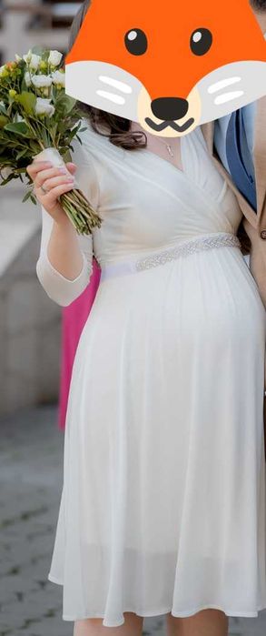 Rochie cununie civila, pentru gravidute