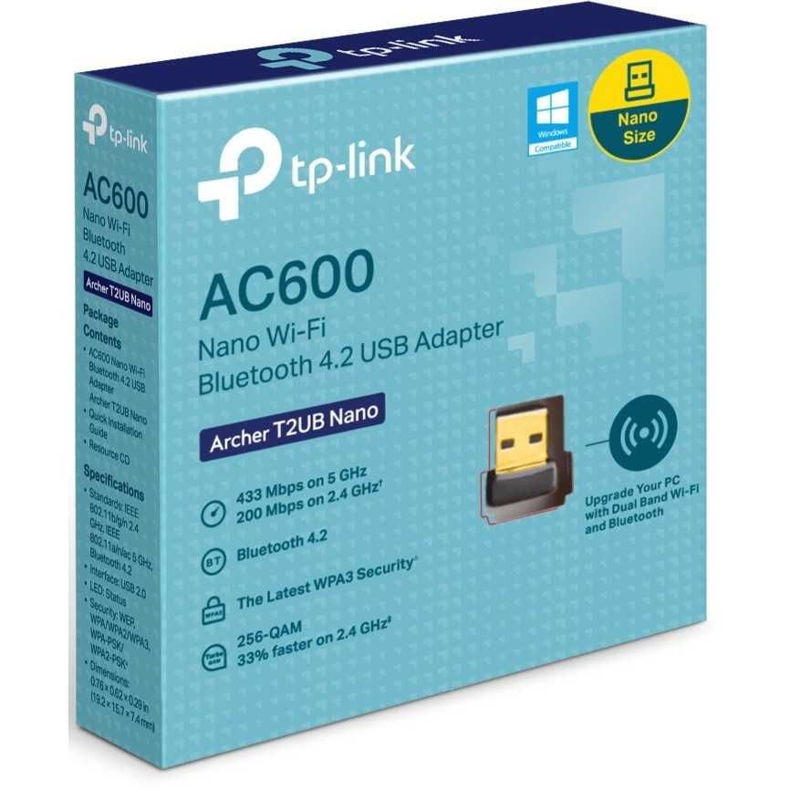 Tp Link Archer T2UB Nano USB‑адаптер и Bluetooth 4.2