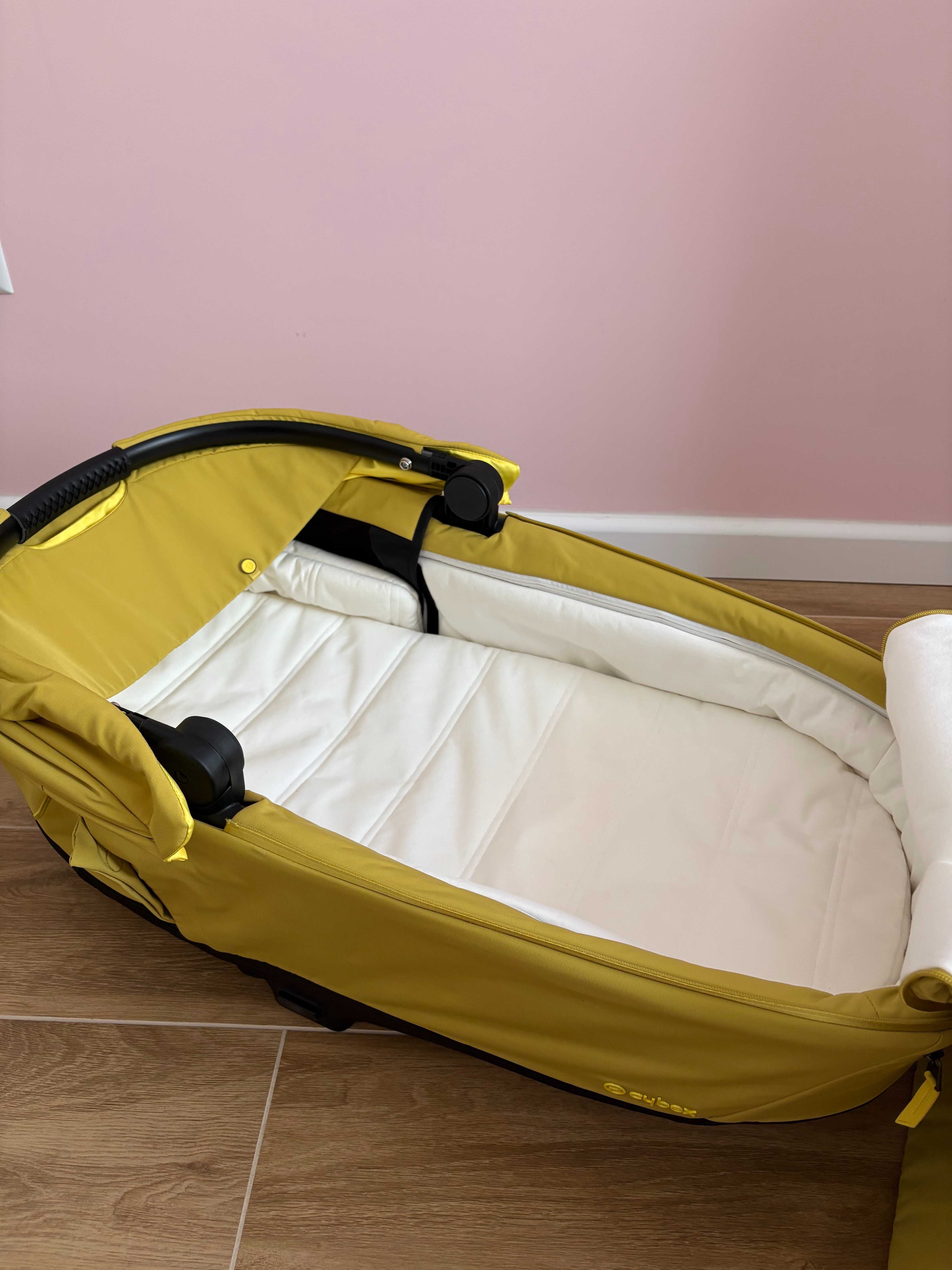 Кош за новородено Cybex Priam 4 /e-PRIAM Lux Mustard Yellow