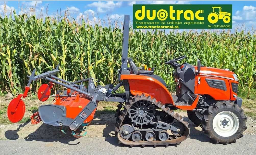 Tractor KUBOTA 106 ore folosit/revizuit 15CP cu senile -9990 Euro+TVA