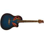 Chitara Electro-Acustica Roundback carbon Santander RB 2100 1A albast