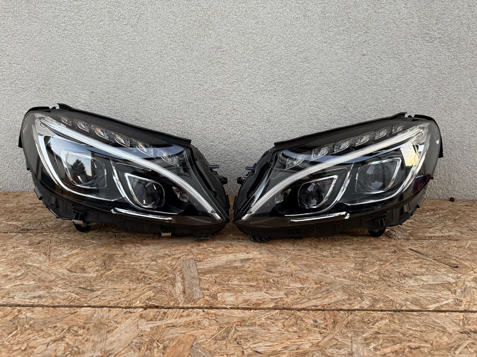 SET Far stanga dreapta Mercedes C Class W205 Full LED ILS Originale