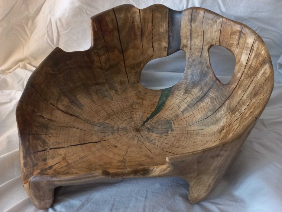Уникальная чаша ручной работы из древесины акации