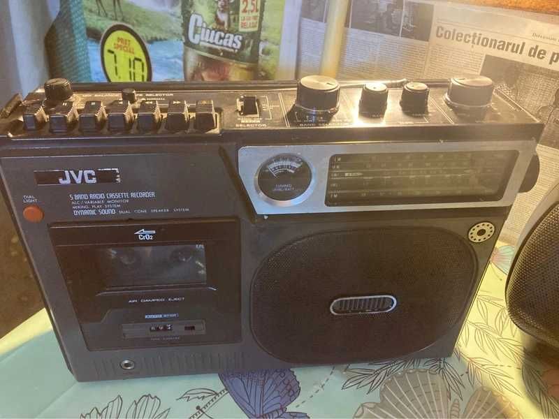 Radio casetofon rar JVC "made in JAPAN