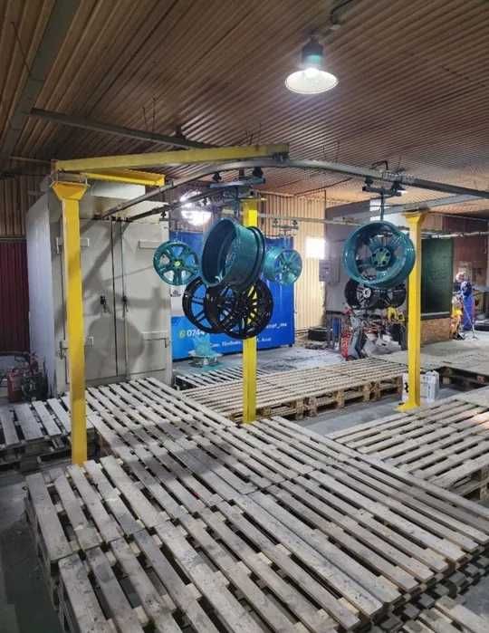 Instalatie vopsit Jante