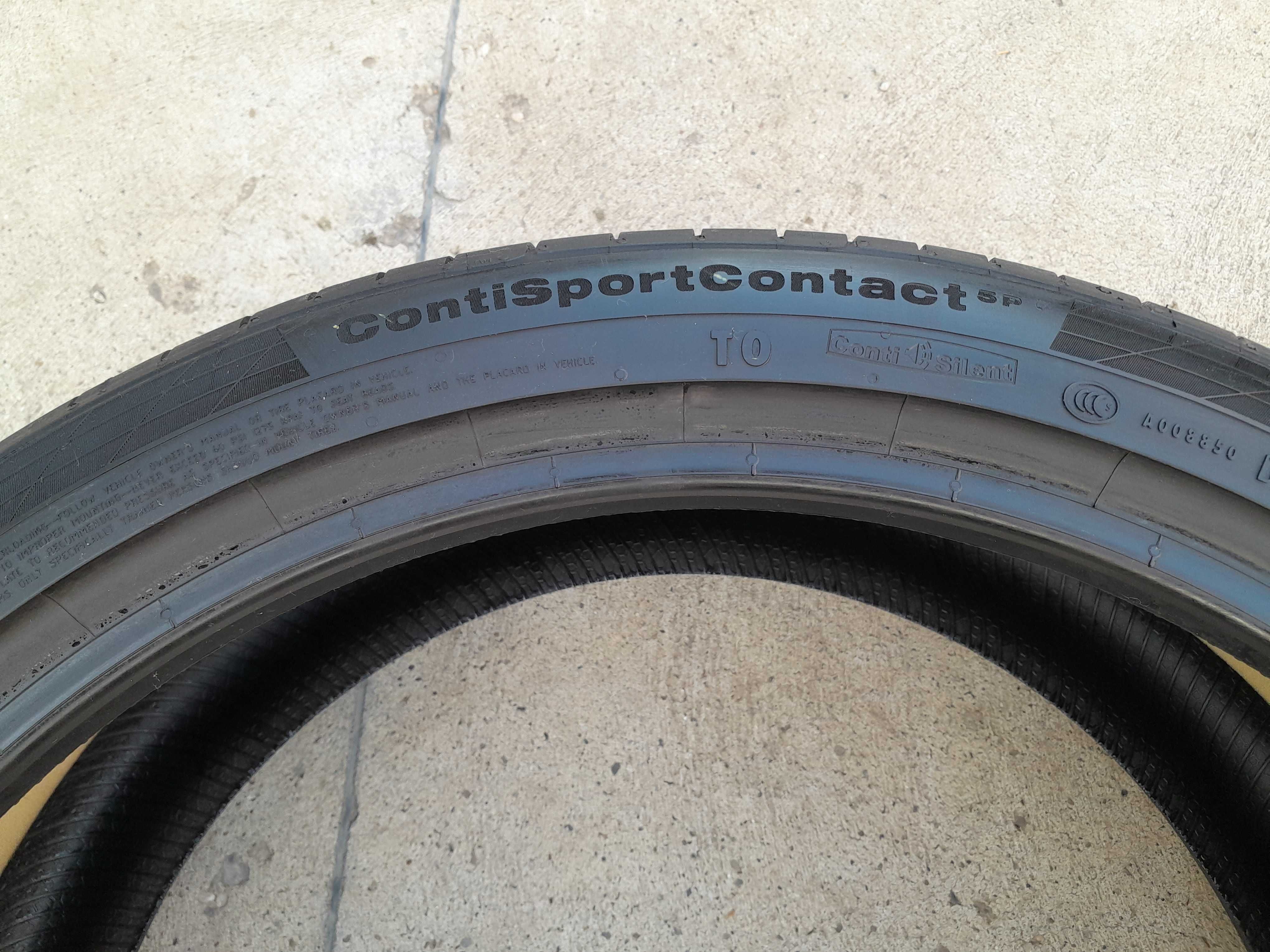 Doua anvelope vara 265 35 21 continental scportcontact 5P profil 7 mm