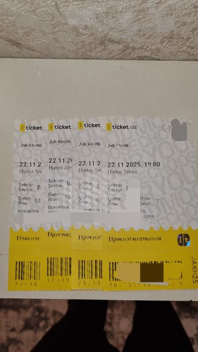 Jah Khalib bilet 4ta yonma yon