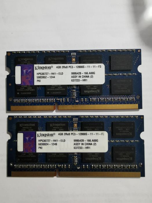 Memorie RAM Kingston DDR3 2x4GB 12800S