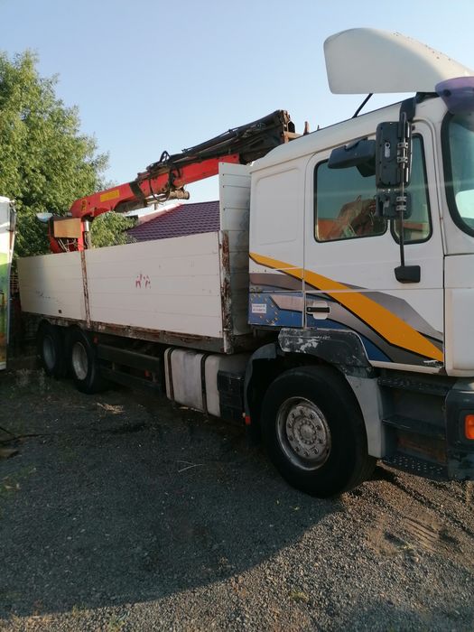 Man silent 18264 si 26403 6x4 cu macara