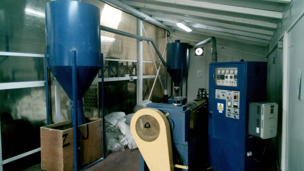 Masina de regranulat polietilena LDPE, LLDPE, HDPE