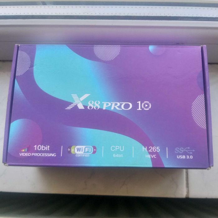 Vand tv box x88 pro 10 4k android 11 4 gb ram,64 rom