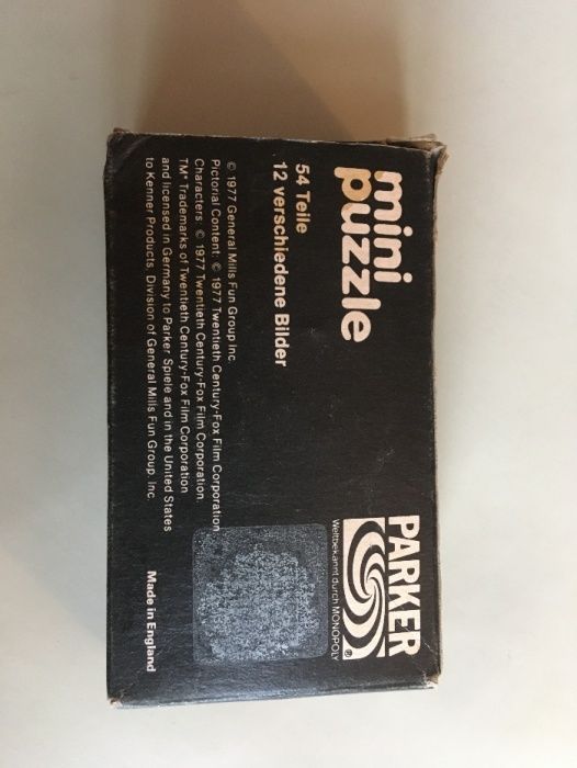 set puzzle ideal cadou  PARKER Star Wars 1977 original f rar. complet