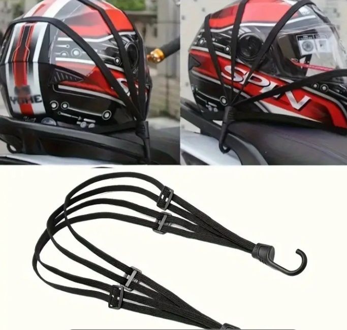 Ластик за превързване и стягане на багаж на велосипед, тротинетка и др