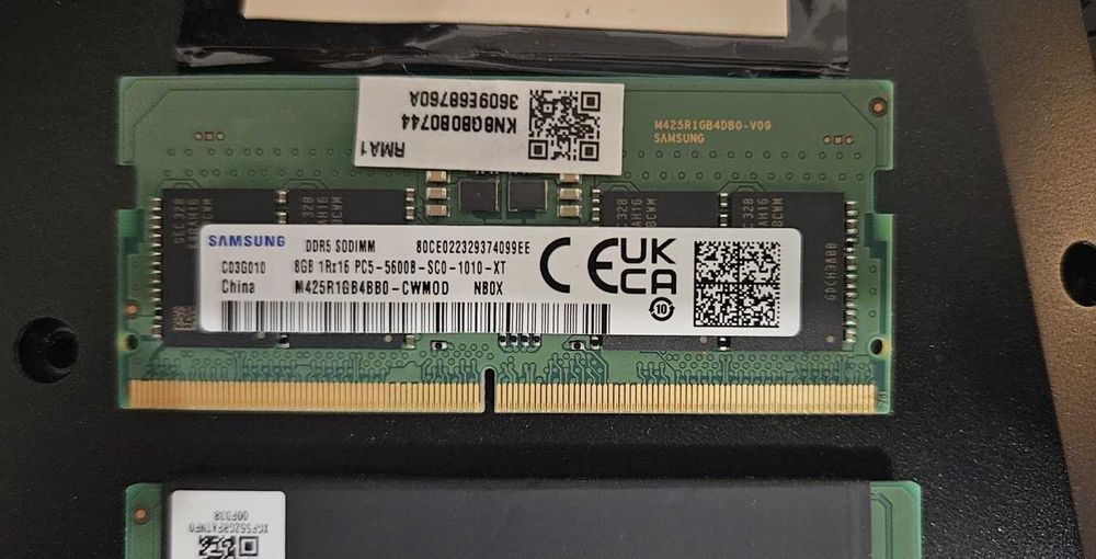 RAM памет Samsung 16GB DDR5 5600MHz SODIMM - 2x8GB за лаптоп