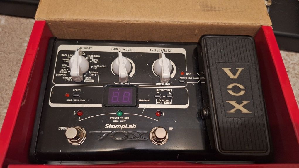 Procesor de efecte orentu chitara Vox Stomplab 2G Multiefect