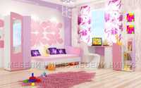 Обзавеждане на детска стая в розово и лилаво