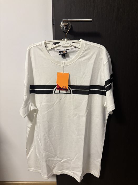 Tricou Ellesse Original - Nou cu eticheta - Marimea M Alb Barbati