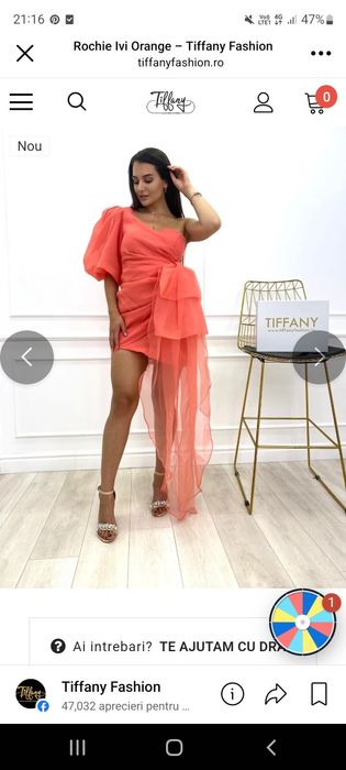 Rochie eveniment plus sandale asortate 200 de roni