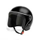 Set 2 casti moto/scuter negre
