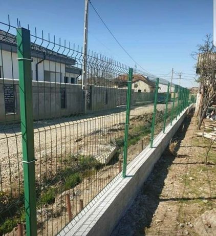 Garduri din plasa bordurata, sipca metalica, tabla cutata