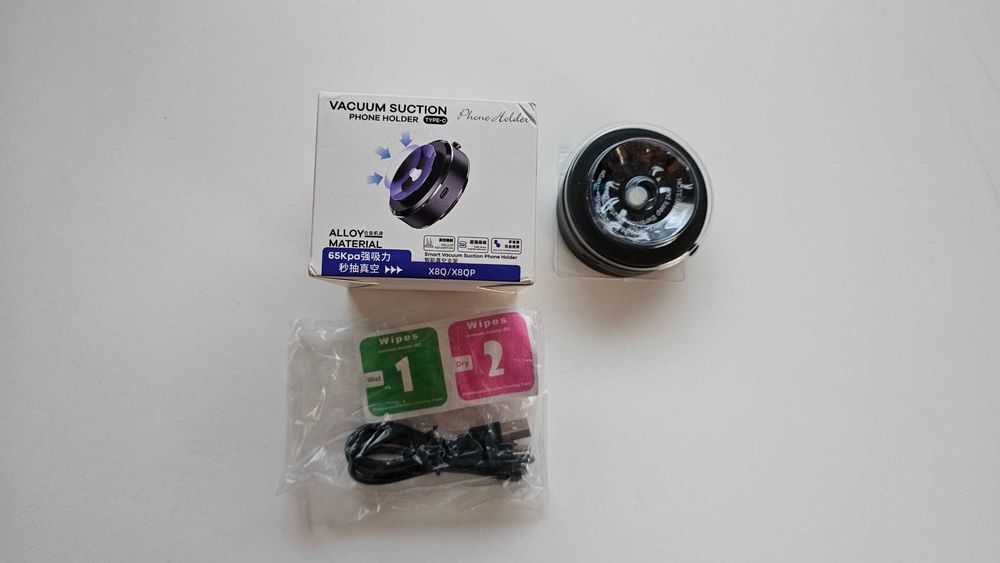 suport auto magnetic vacuum suction phone holder