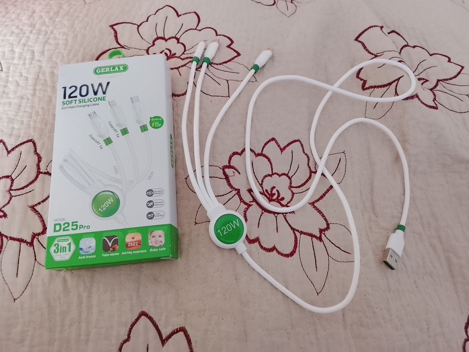 Продаю 3 в 1 юзб кабель