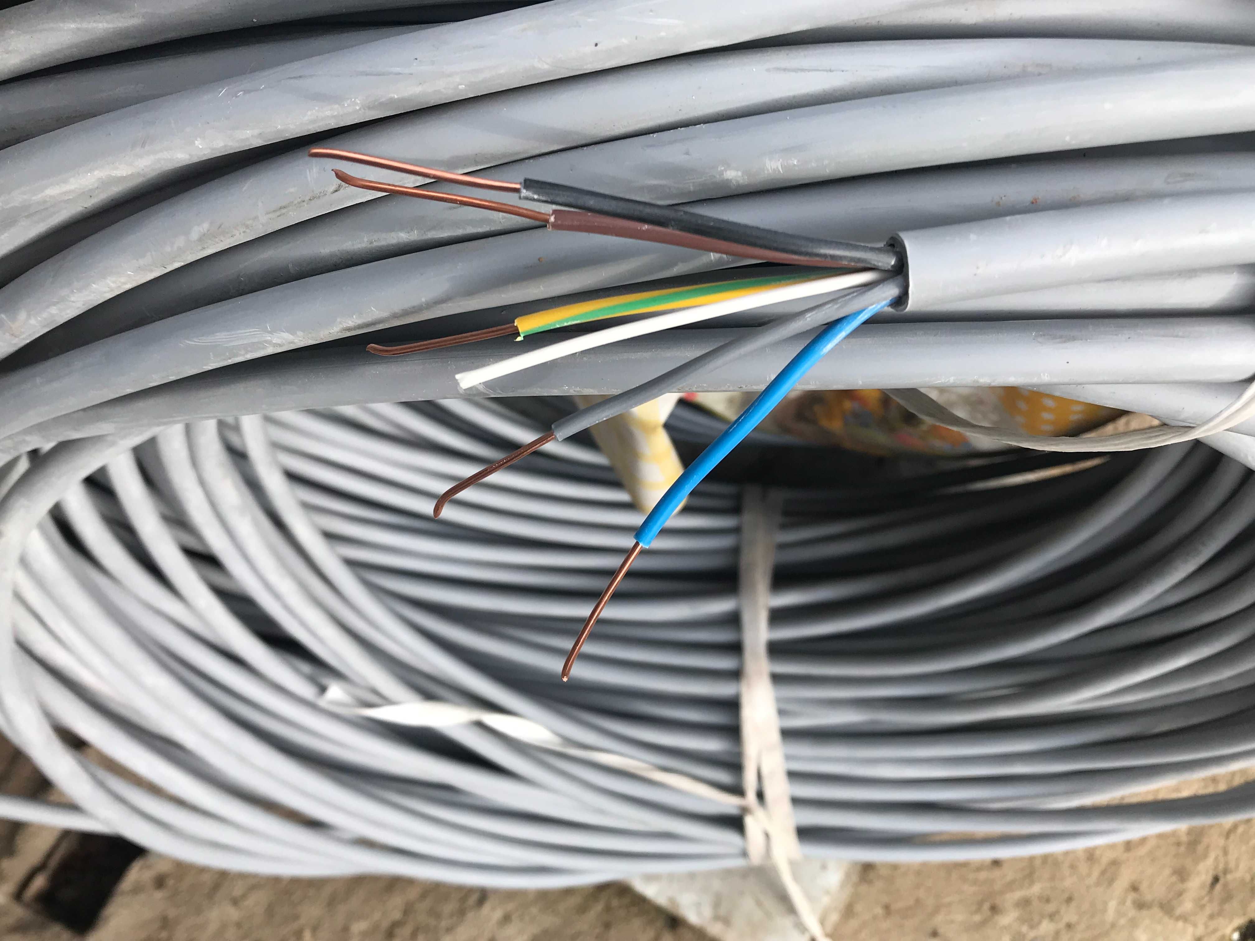 Cablu electric ignifug CYY-F conductor cupru  3x2,5  5x2,5 mm