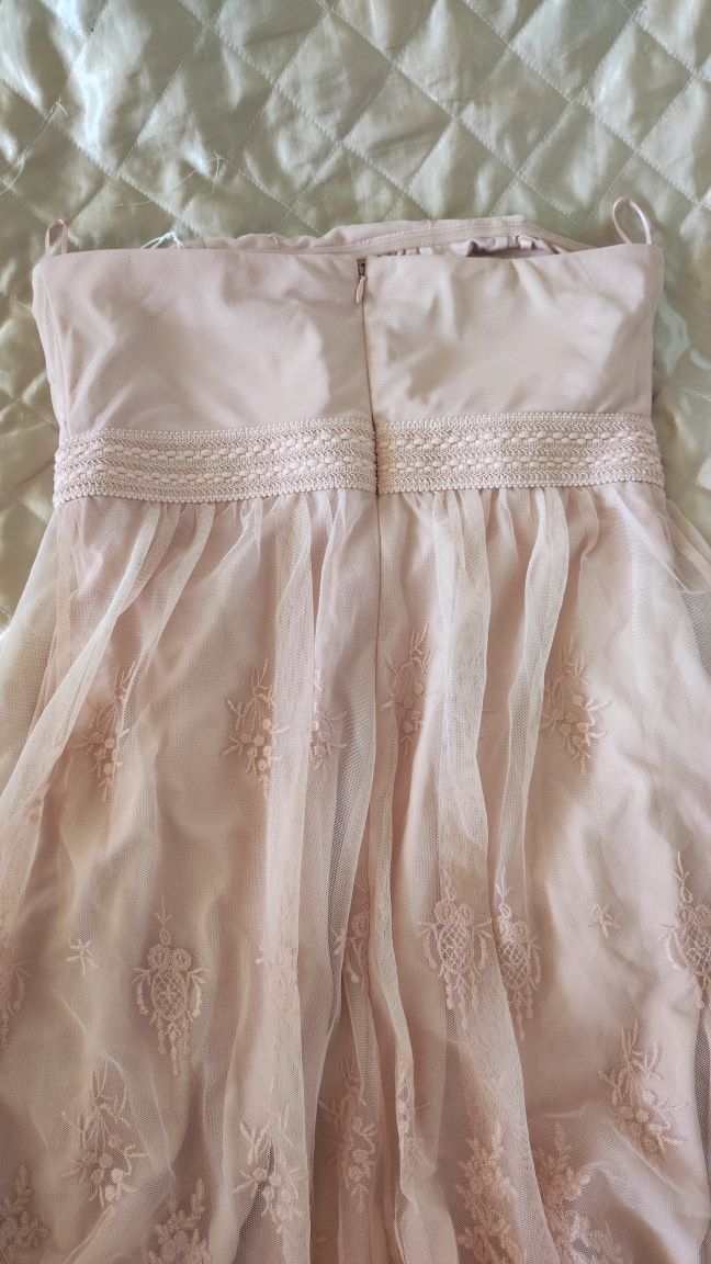 НОВА! ESPRIT бебешко розова рокля
