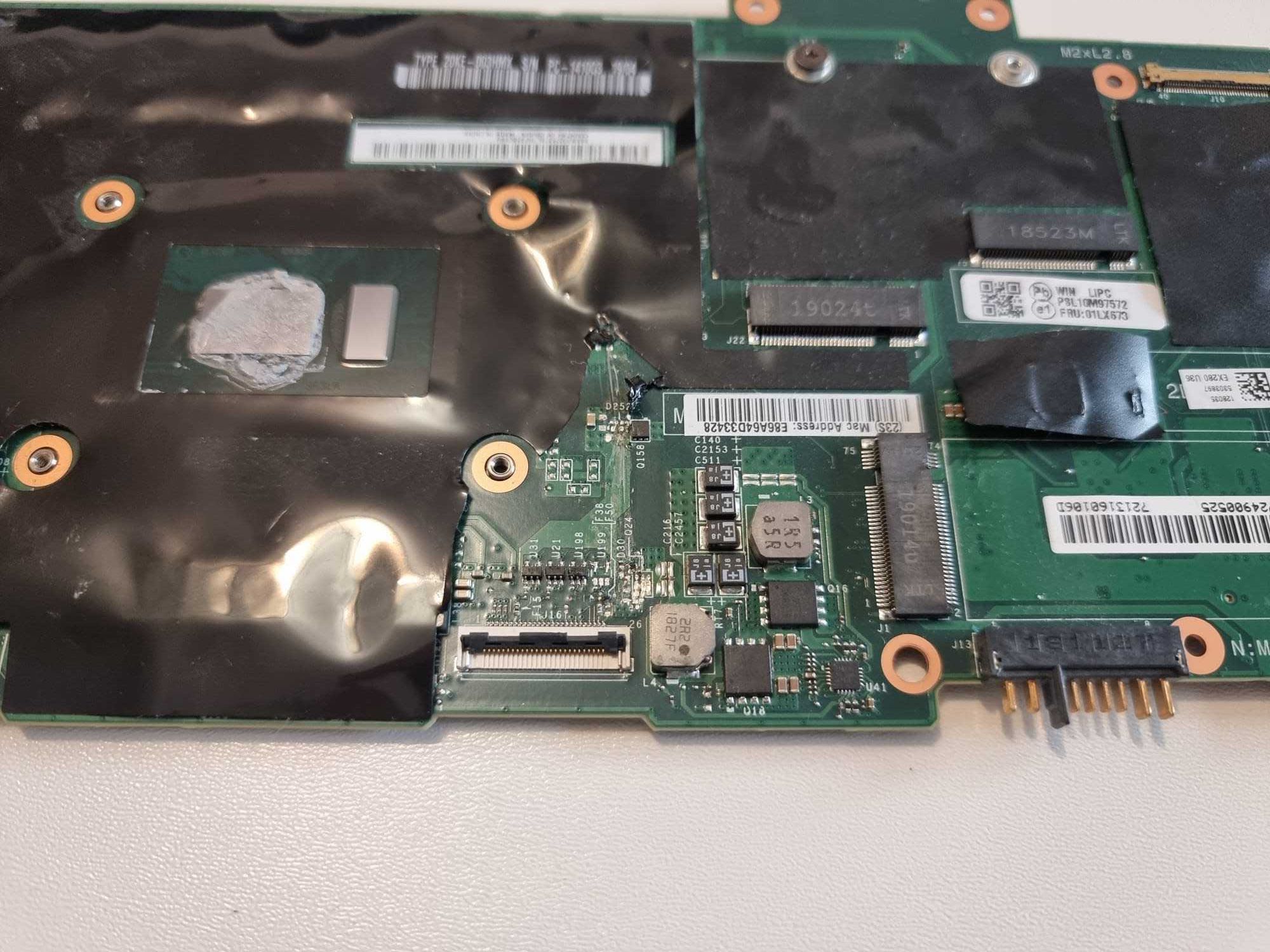 Placa de baza Lenovo x280 i5 DEFECTA