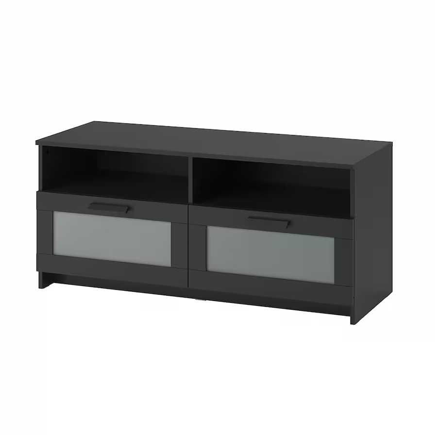 Comodă TV, negru, 120x41x53 cm IKEA - BRIMNES