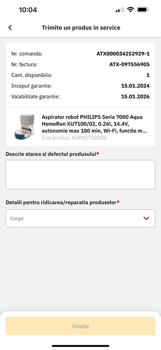 Vand aspirator robot Philips seria 7000
