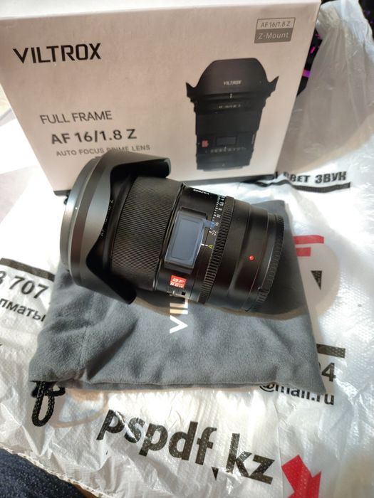 Продаю объектив Viltrox 16mm f/1.8 для Nikon Z