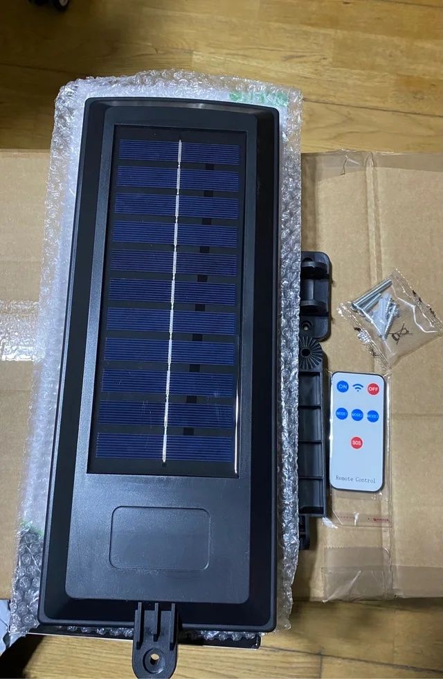 Соларна улична лампа с дистанционно управление 2400W SL-144 COB