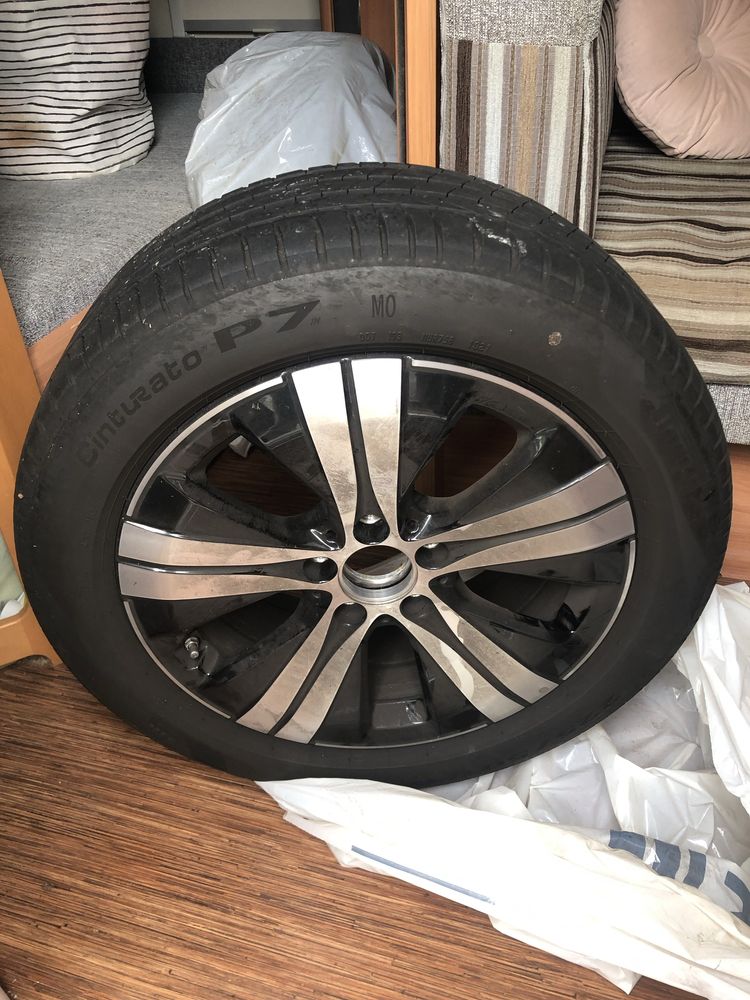 225/50/17 pirelli с джанти на мерцедес.