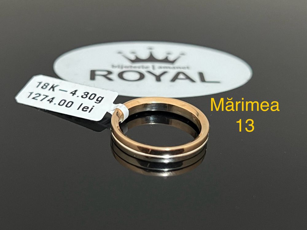 Bijuteria Royal CB : Verigheta aur 18k cu diamant 4,30gr M.13