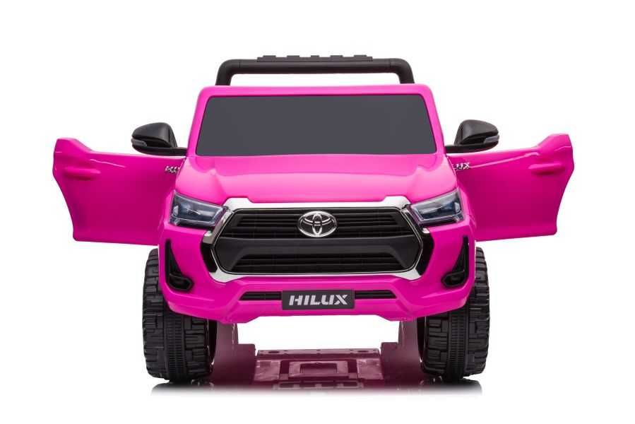 Masinuta electrica pentru 2 copii 4x4 Toyota Hilux 12V 14Ah, pink