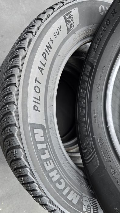 4 anvelope iarnă Michelin 225/60/18 - 7 mm
