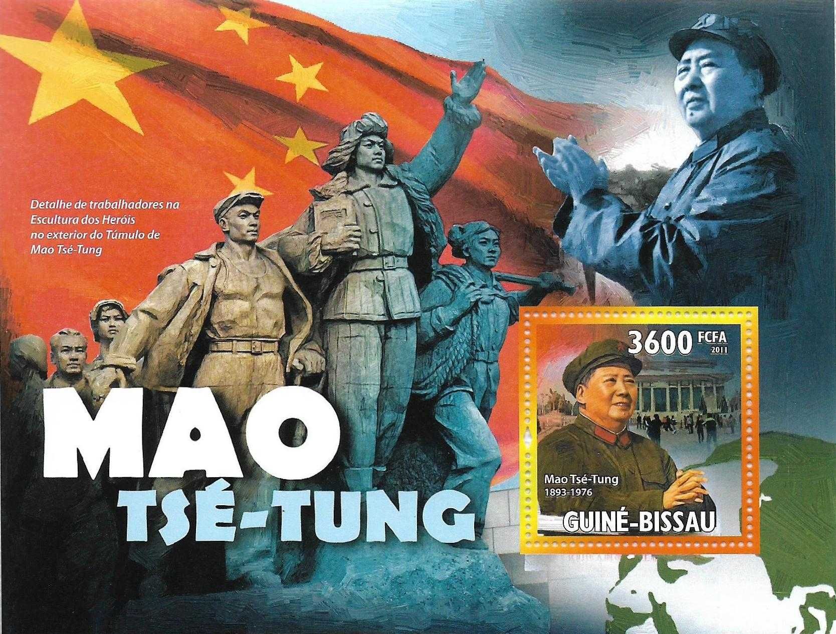 Super timbre colita nestampilata istorie MAO TZE TUNG