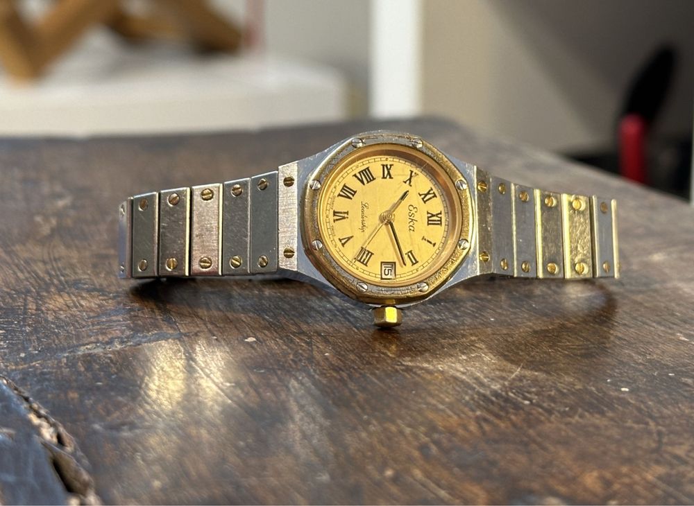 Ceas Eska dama gen Cartier Santos quartz swiss made