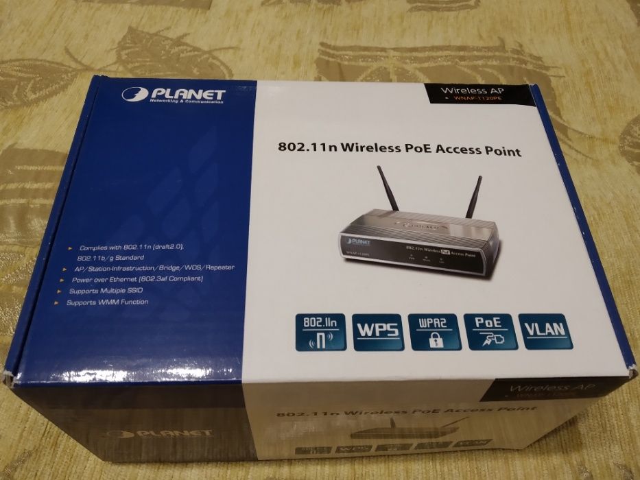 Wi-Fi точка доступа Planet WNAP-1120PE