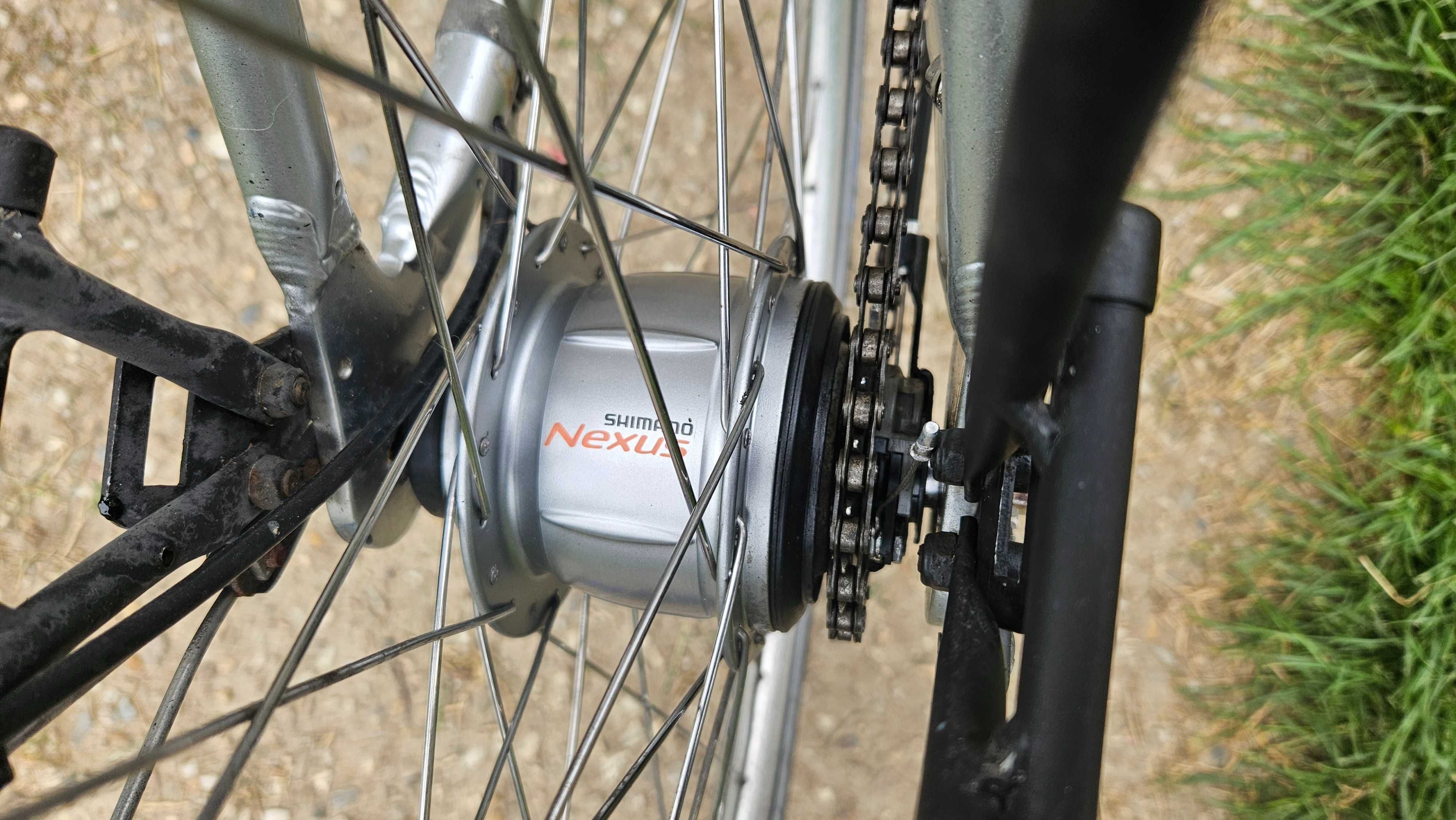 Bicicleta trekking Kreidler, 28 inchi,Aluminiu, 8V Nexus, dinam butuc