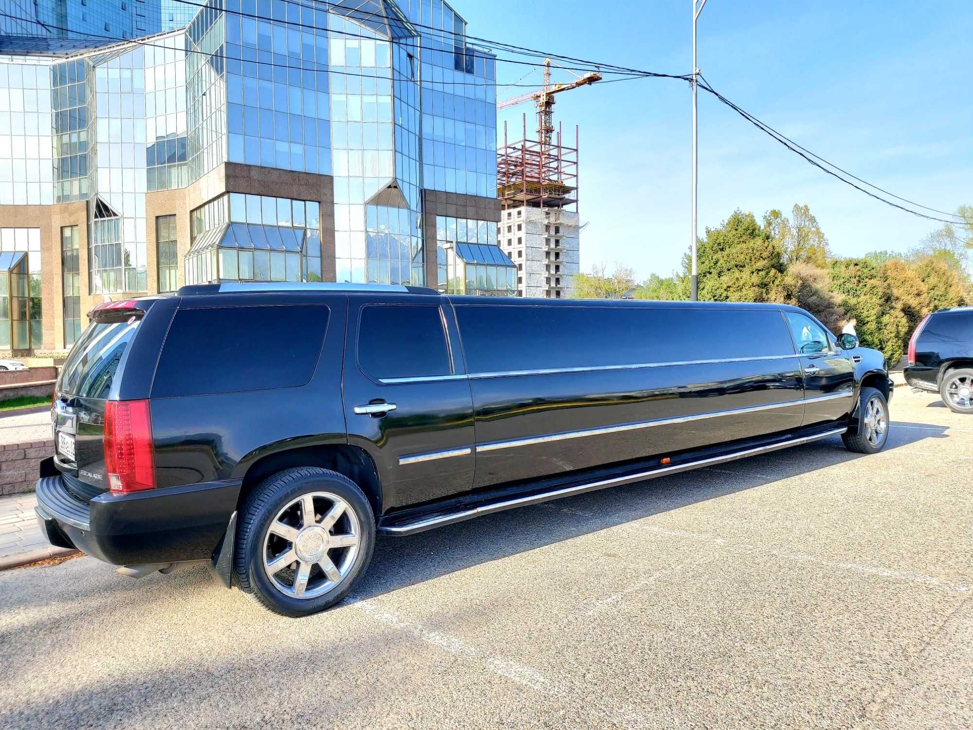 Лимузин cadillac escalade прокат в Алматы