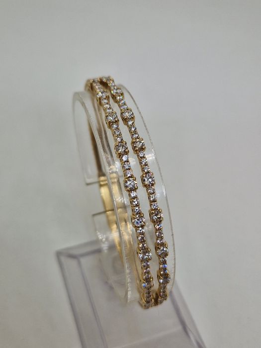 Brățară aur 14k cu Diamante naturale