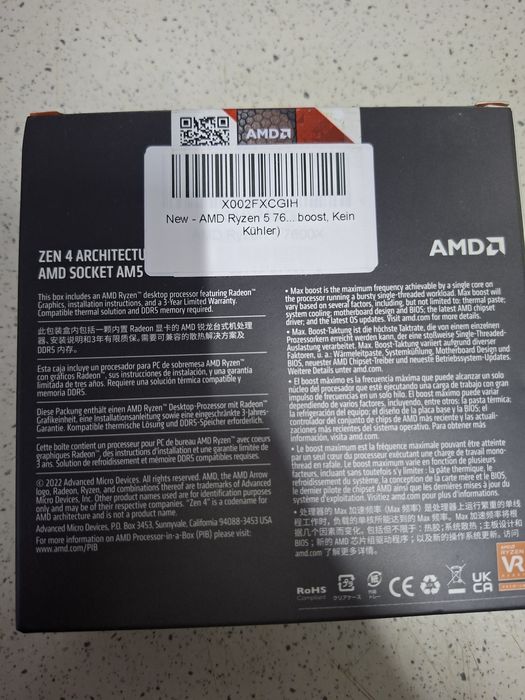 Ryzen 5 7600x sigilat[NOU]