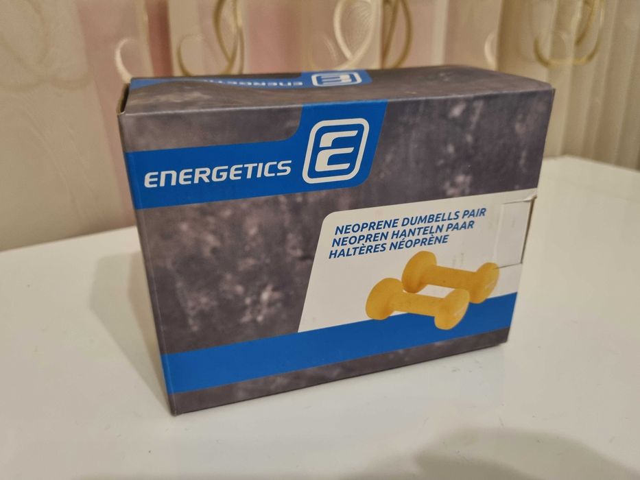 Gantera Energetics, acoperita cu neopren, 2×1 kg, noi.