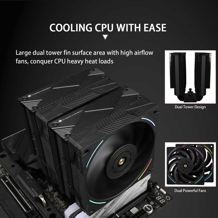 Cooler CPU Aer procesor Thermalright Phantom Spirit 120 EVO,AMD Intel