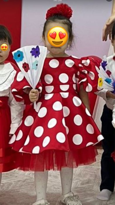 Кызыл горошок койлек