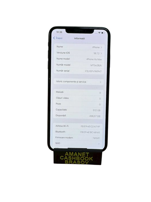 Iphone XS Max - 512 GB Memorie - Cashbook Amanet Brasov
