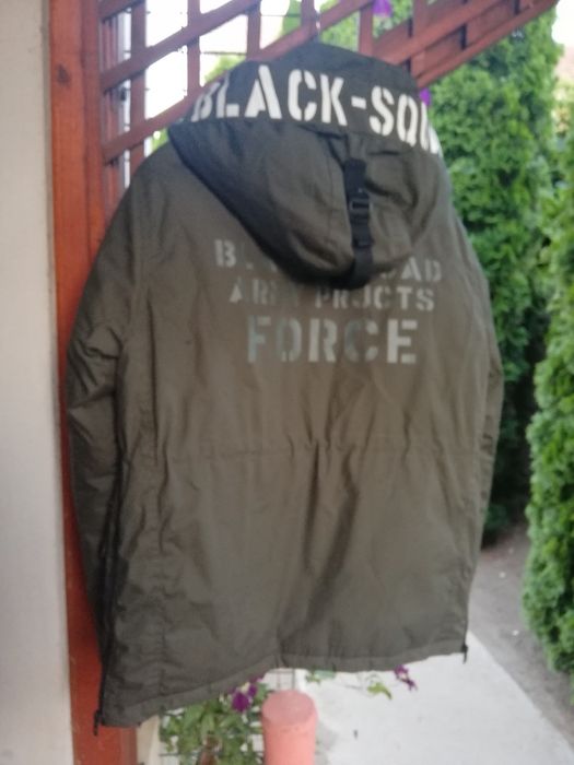 Geaca bărbați Black Squad S groasă